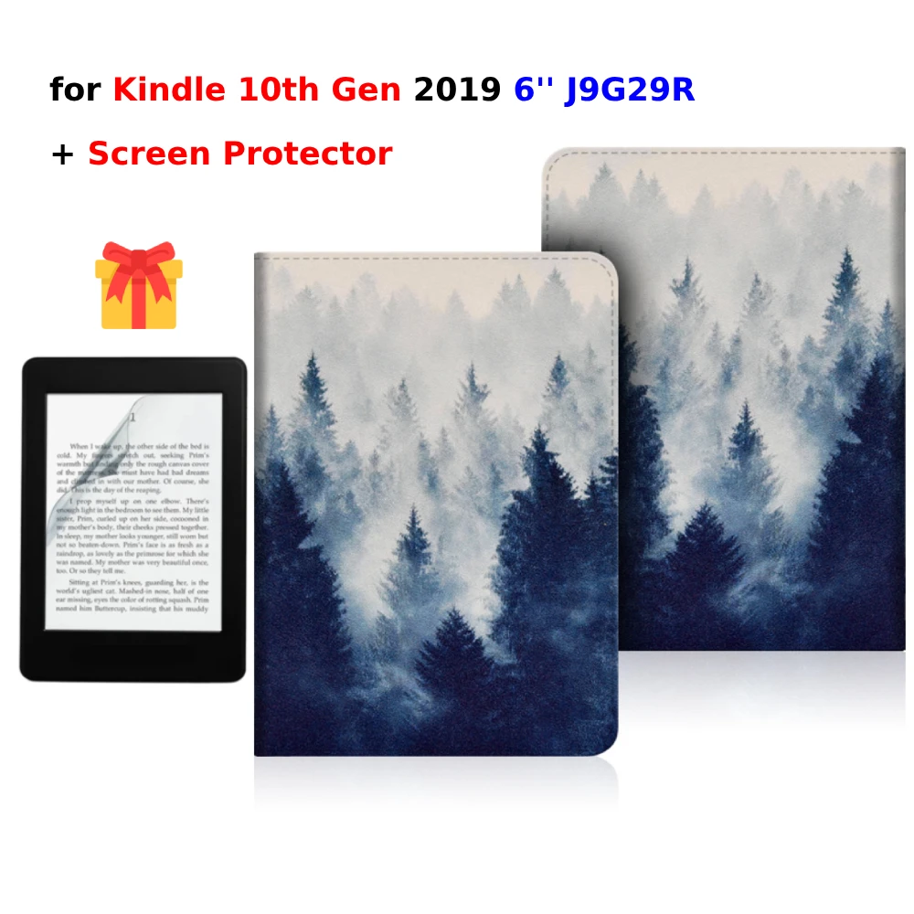 For Kindle 10th Gen Case + Screen Protector 6 inch J9G29R 2019