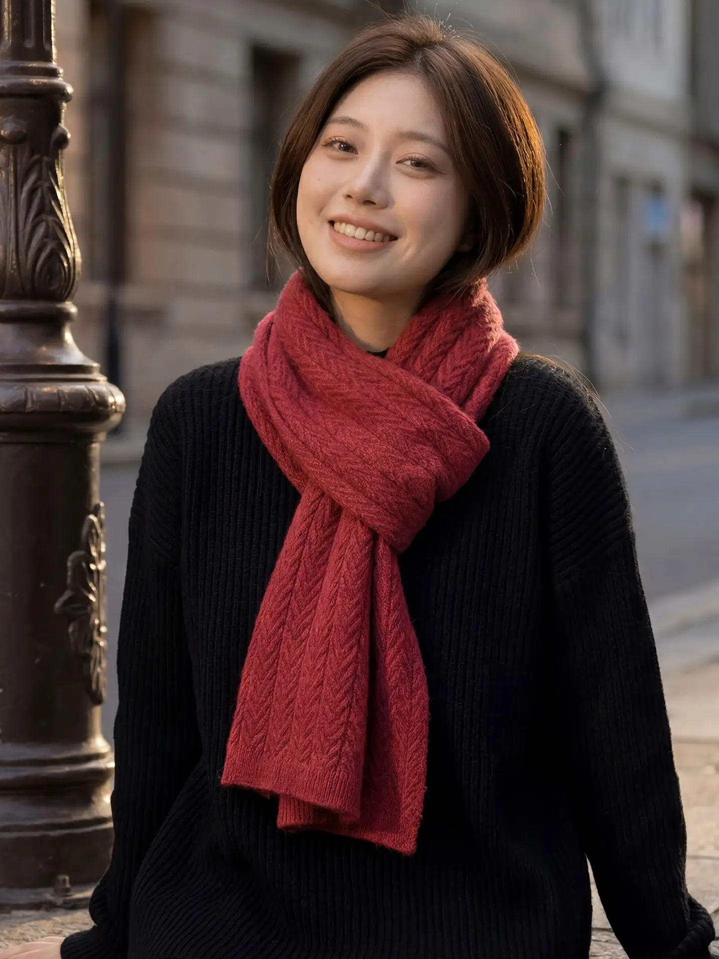 100-merino-wool-women's-wheat-ear-jacquard-scarf-autumn-winter-thick-casual-fashion-cashmere-knitted-scarf