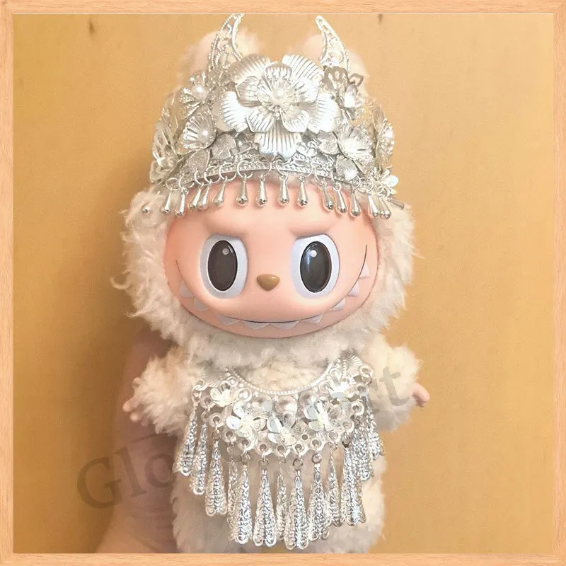 

Для Labubu China Miao в этническом стиле подходит для Labubu Gen 1/2/3, одежда в китайском стиле, красивая одежда