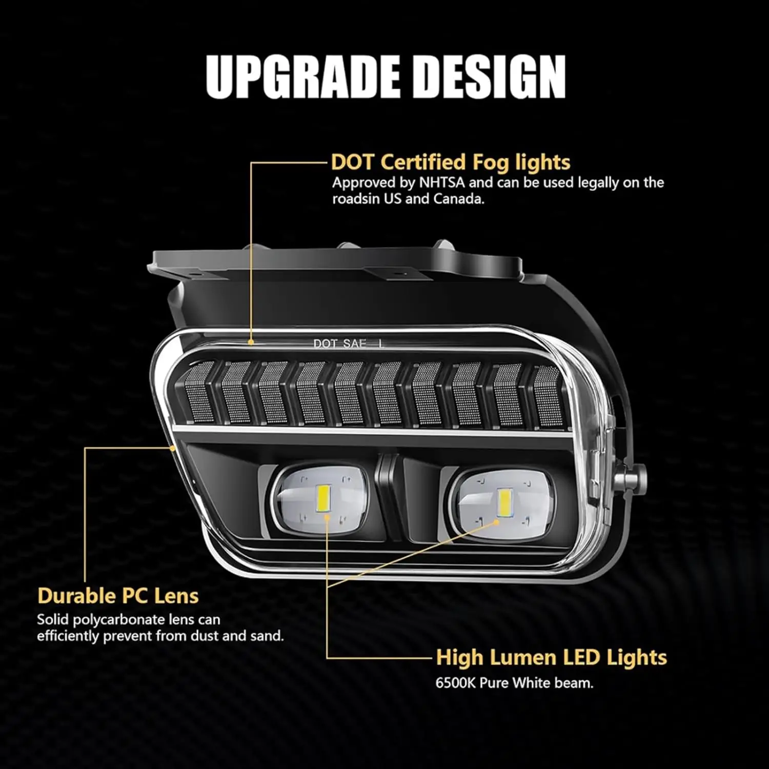 LED Fog Lights for 2003-2006 Chevy Silverado 1500 1500HD 2500 2500HD & 2002-2006 Avalanche 1500 2500 Driving Fog Lamps Assembly