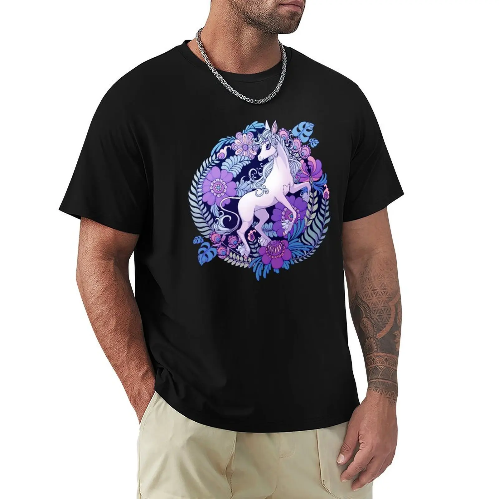 

The Last Unicorn T-Shirt essential t shirt T-shirts oversize men clothings