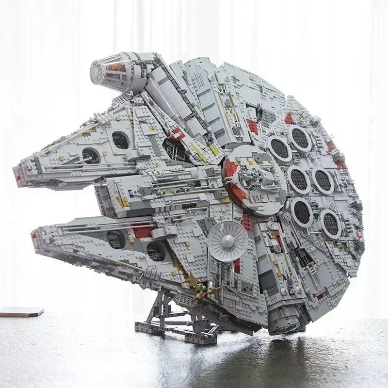 New 7541Pcs The Large Millennium Ship Falcon 75192 Assemble Home Decoration Model Toys For Kids Adults Birthday Christmas Gifts