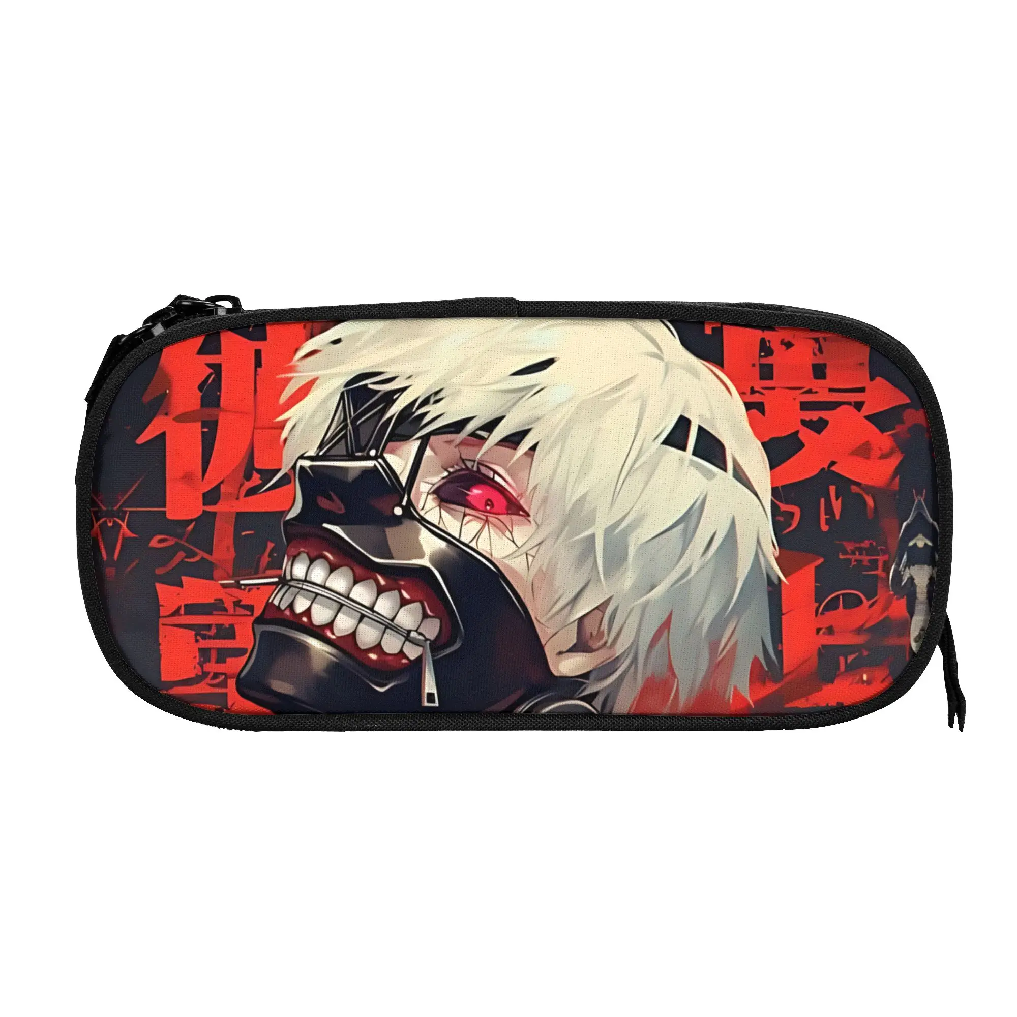 Custom Halloween Tokyo Ghoul Kaneki Large Capacity Bags for Child  School Pencil Bag for Boys Gilrs Kids