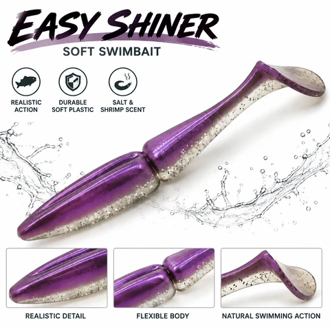 KESFISHING Easy Shiner силиконовые приманки для щуки — внешний вид товара