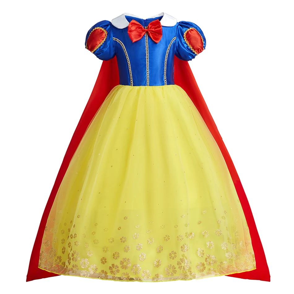 Mädchen Prinzessinnenkleid Kinder Fantasie-Cosplay-Kostüm Kinder Party Ballkleid Halloween Karneval Verkleidungskleidung Buchwoche – Detail 33