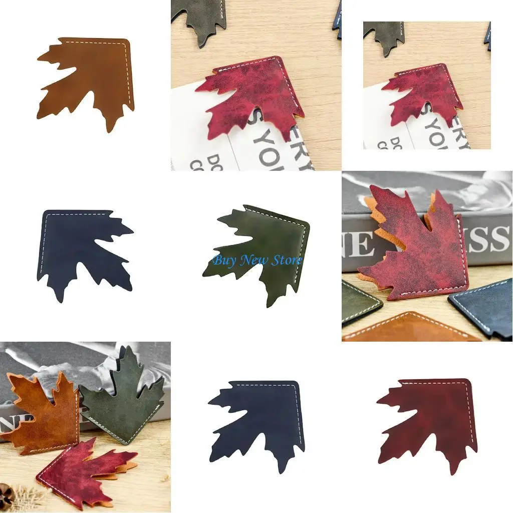

20CE Leather Bookmarks In Maple Elegant Design Perfect For Marking Pages