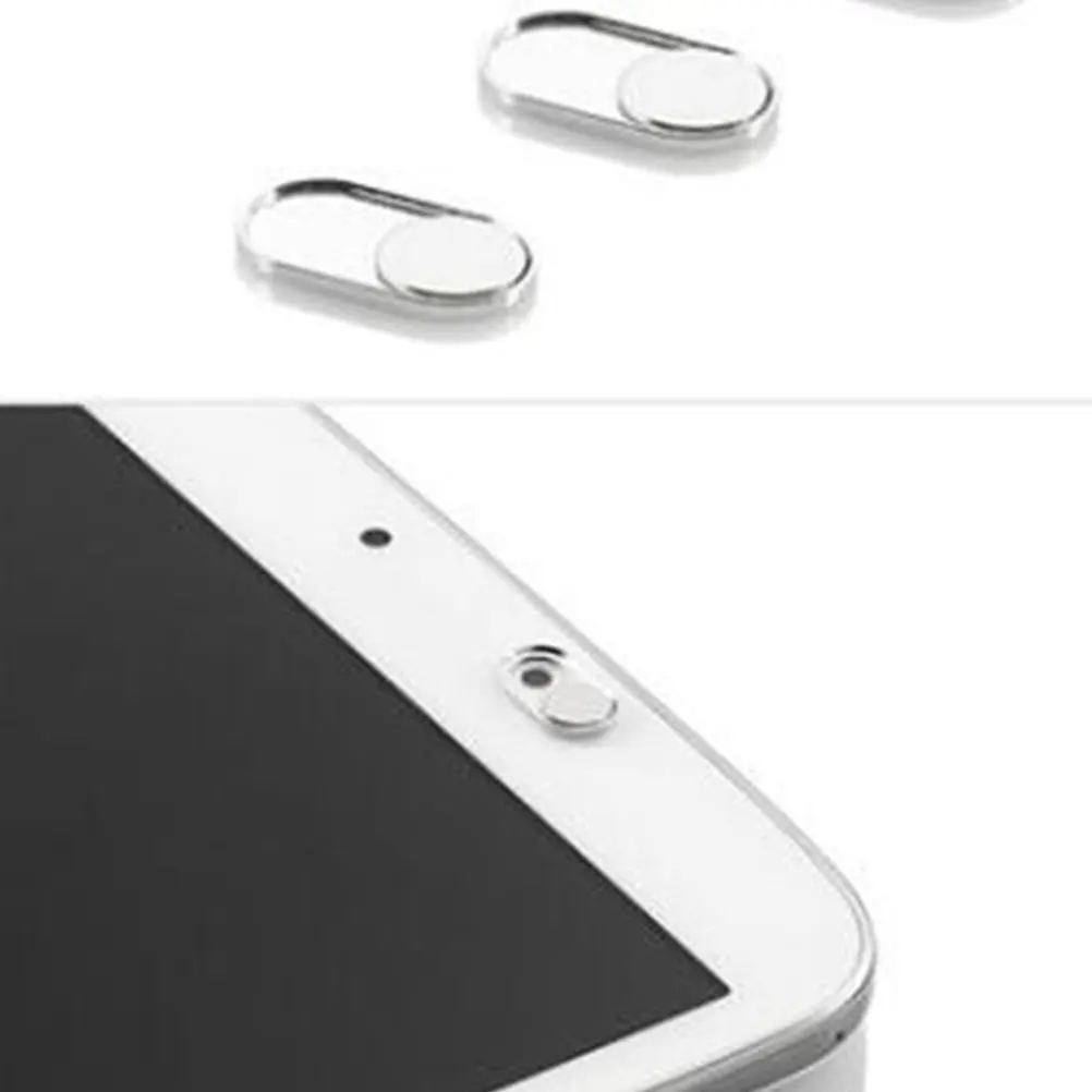 

6 Pcs Webcam Cover Slider Laptop Computer Phone Privacy Security Metal Plastic Heat Resistance Durable Easy to Use Protect
