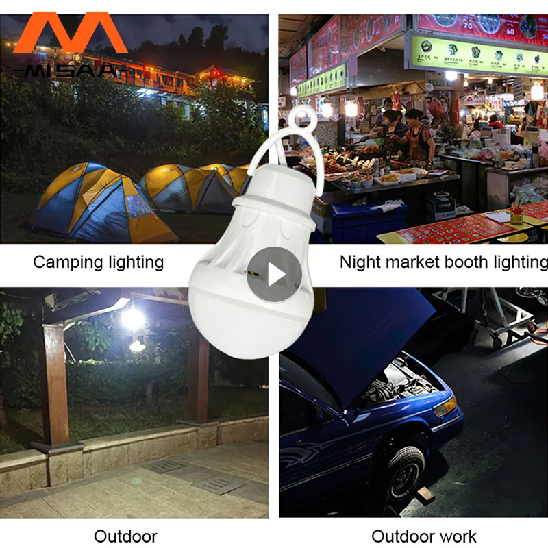 

LED Lantern Portable Camping Lamp Mini Bulb 5V USB Power Book Light Reading Student Study Table Lamp Super Birght for Outdoor