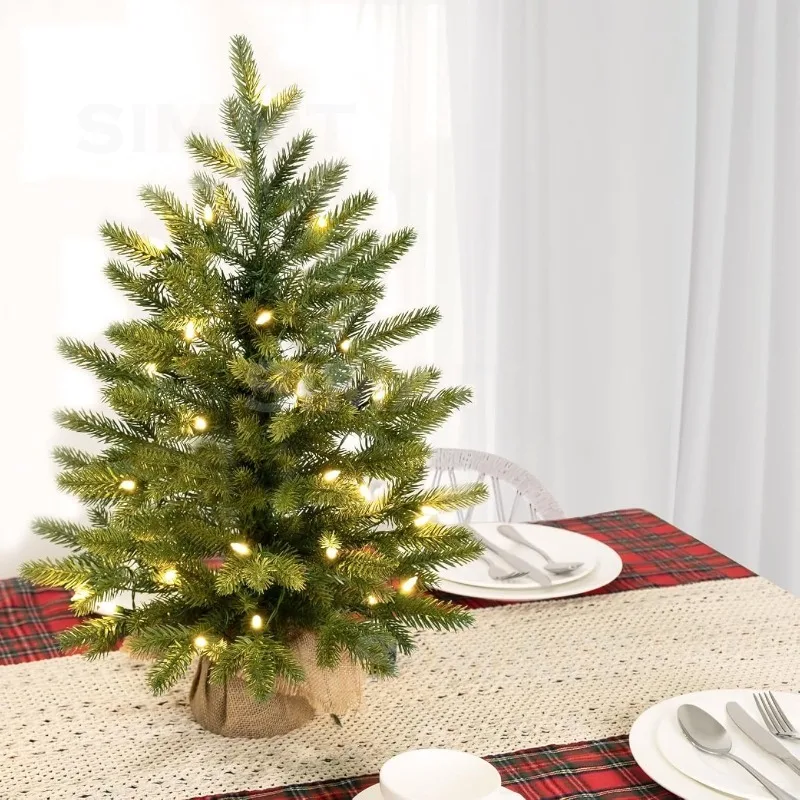New Christmas Ornaments PE Desktop Decoration Christmas Tree, Mini Christmas Tree Ornaments