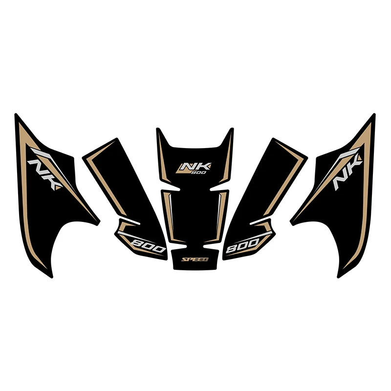 For 23-25 CFMOTO 800NK High Anti-Skid Fuel Tank Stickers 3M Adhesive UV-Resistant Easy Install Decor Moto Mod Kits 2