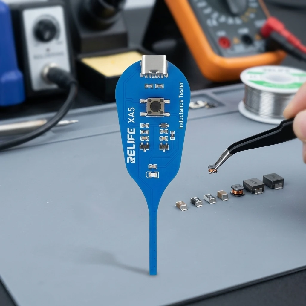 Inductance Tester Electromagnetic Induction Quick Detection Easy Operation for PC Motherboard CPU Repair