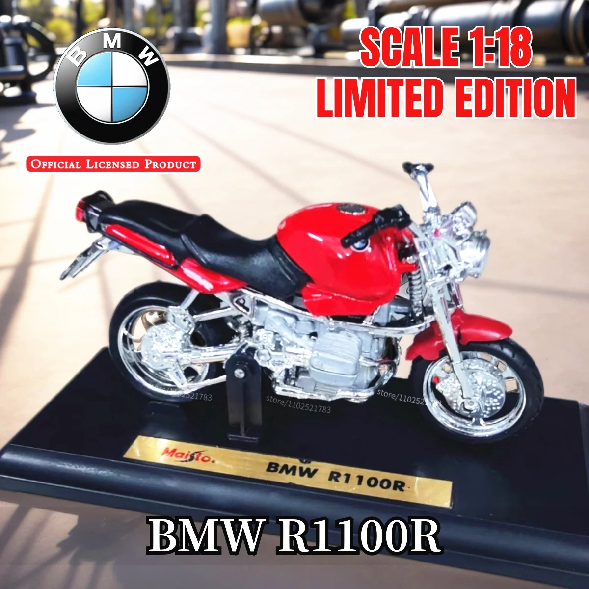 Maisto 1:18 BMW R1200C R1100R Ducati 848 1098S Retro Moto Bike Alloy Motorcycle Miniature Model collection gift toy