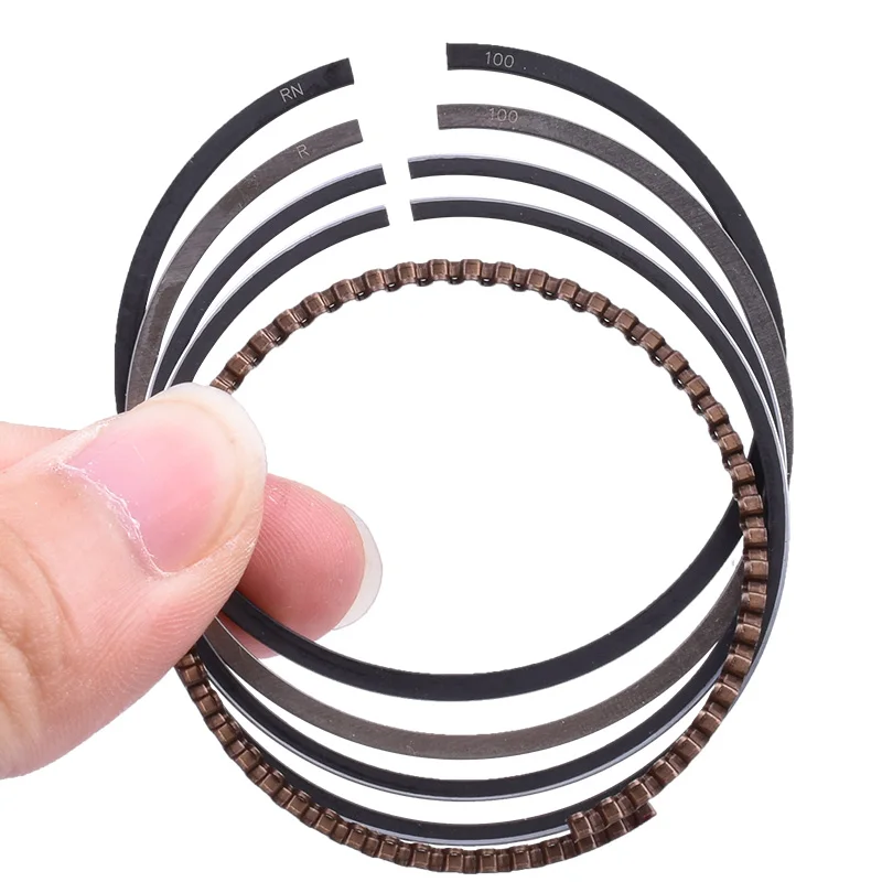 49mm 49.25mm 49.5mm 49.75mm 50mm STD~+100 Motorcycle Engine Piston Rings For Yamaha YFM125 YFM125S GRIZZLY 125 2004-2008 YFM 125