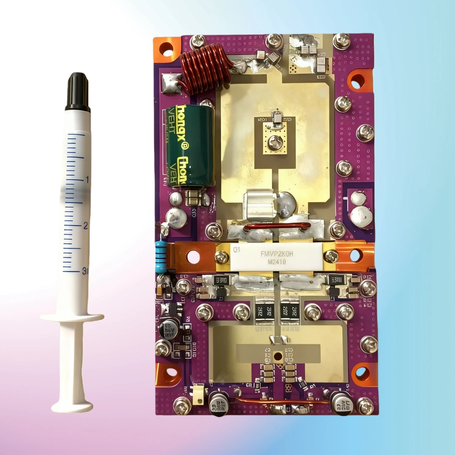 2000 واط وحدة مكبر كهربائي FM6VP2K0H الترانزستور عالية الأداء Mosfet ل YXHT 2KW FM الارسال