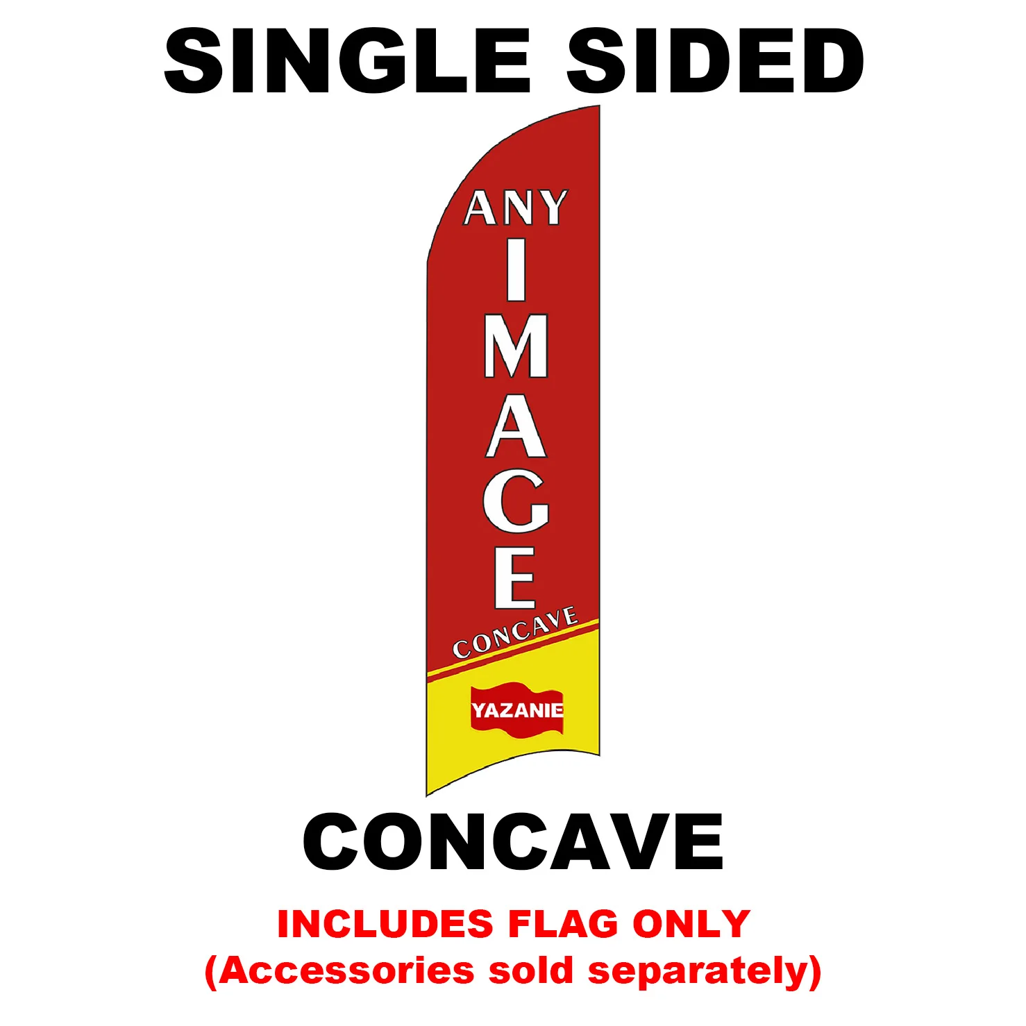 YAZANIE Benutzerdefinierte Swooper Strand Feder Flagge einzelne doppelseitig bedruckte personalisierte Outdoor Business Teardrop Werbung Event Flagge 3