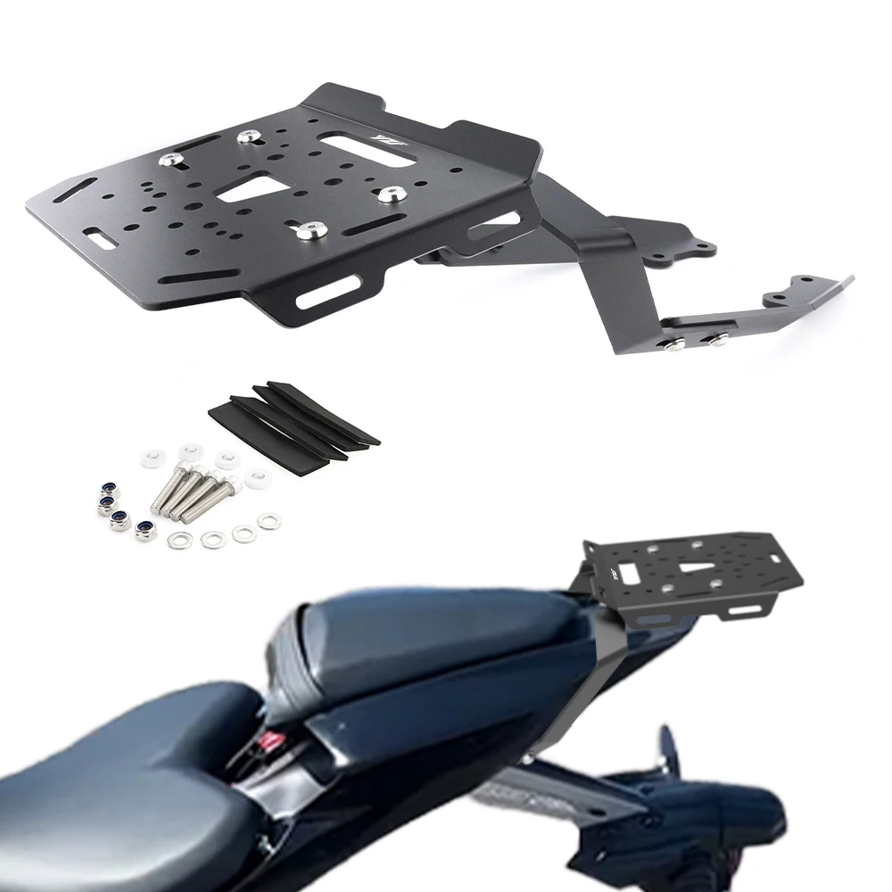 

Motorcycle Rear Luggage Rack Carrier Case Top Box Support Holder Bracket Rear Rack YZF-R7 2022-2025 2026 YZFR7 YZF R7 For Yamaha