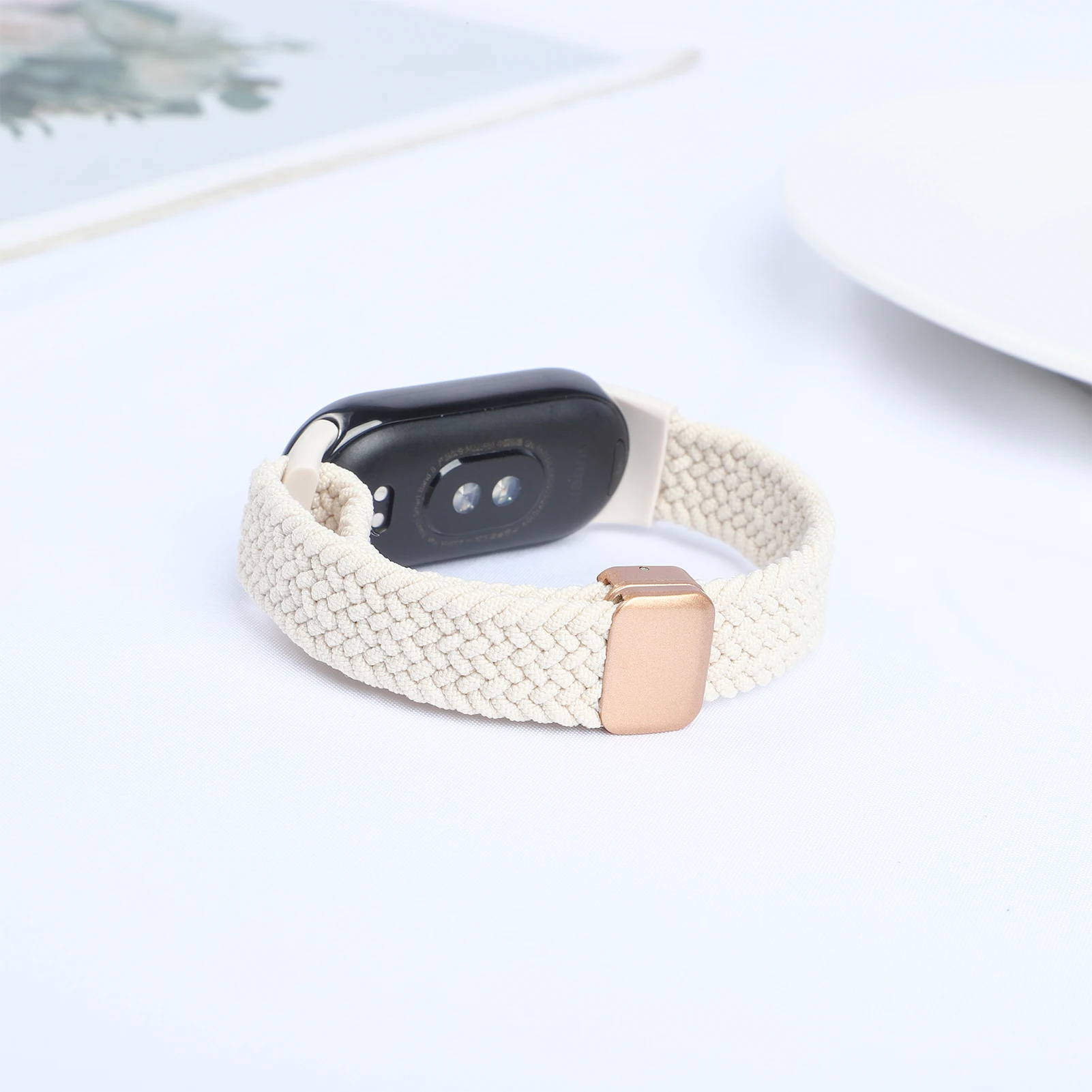 Magnetisches Geflechtarmband für Xiaomi Mi Band 10 Zubehör Atmungsaktives Nylon-Armband Pulseira Correas Xiaomi Mi Band 9 8 2026 – Detail 1