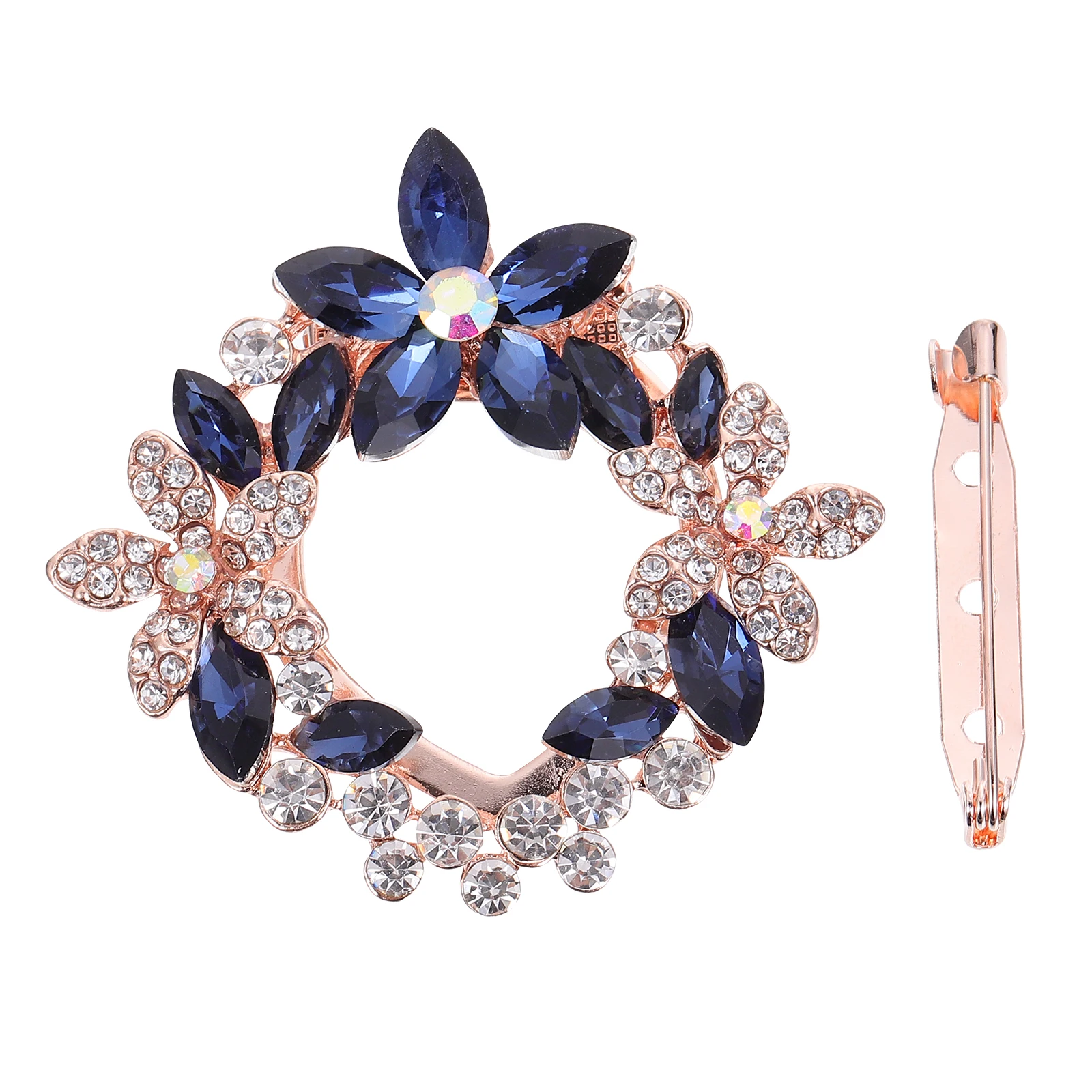 

Buckle Zircon Decor Women Scarf Accessory Holder Clip Fixed Buckle Scarf Accessory Durable Fashion Jewelry Pin