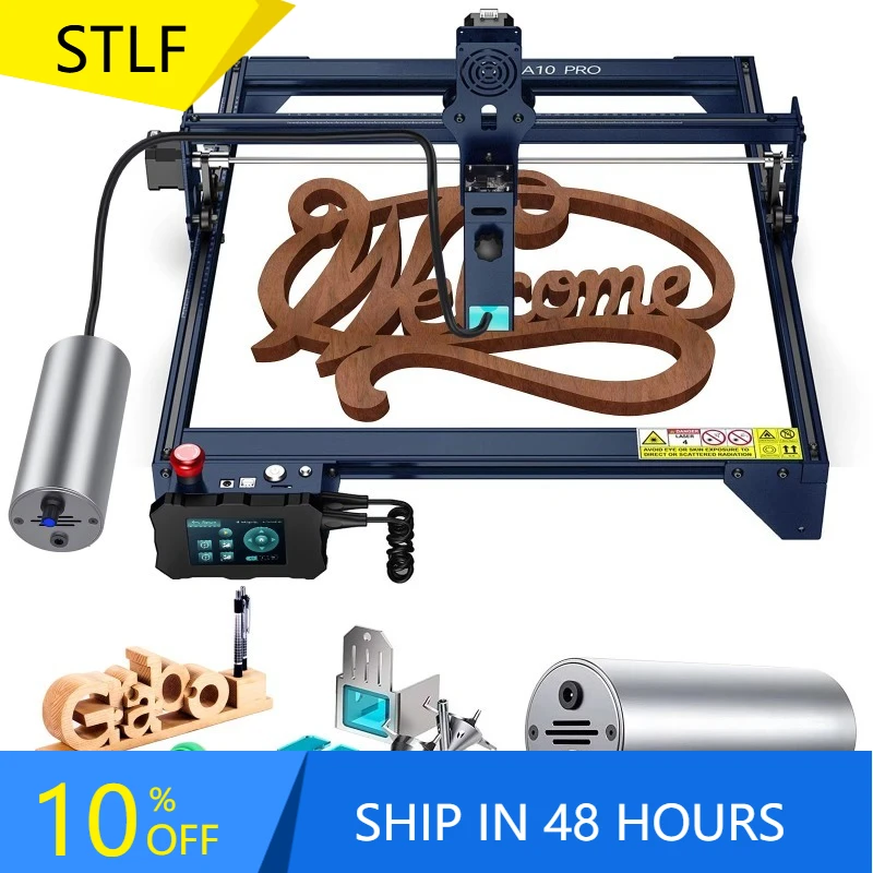 

Xiangyin Atomstack A10 S10 X7 Pro Engraving Machine 50W Touch Screen 30 L/min Air Assist Compressor CNC Engraver Off