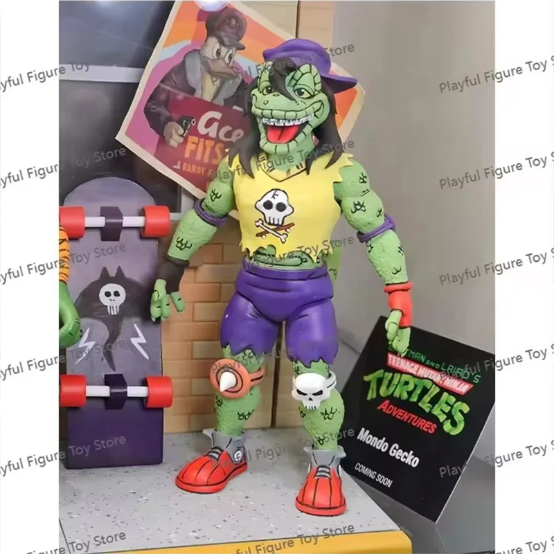 New Product Original Neca Ninja Turtles Mondo Gecko Anime Figure Adventure Eastman And Laird'S Figure Model Toys Christmas Gift