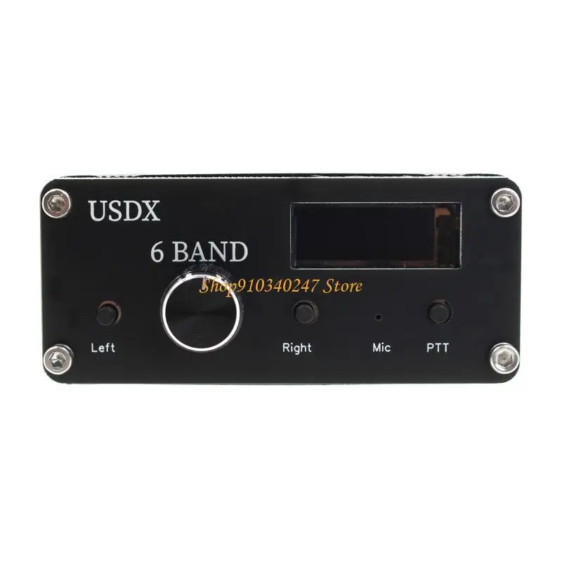 Q22A 6 полосовых приемопередатчиков для USDX 0,9 -дюймового OLED -дисплея 80/40/20/17/15/10M QRP SSB/CW HF Приемопередатчики 5W