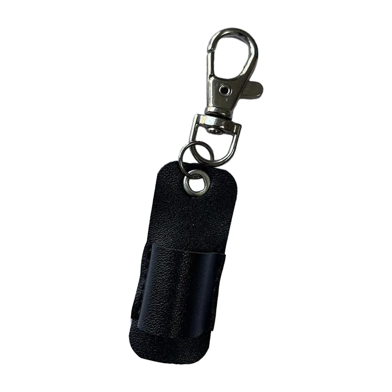 PU Leather Lanyard Pen Holder Badge Pencil Case Neck Strap Pen Protector Portable Pen Sleeve for Keychain ID Card Holder for