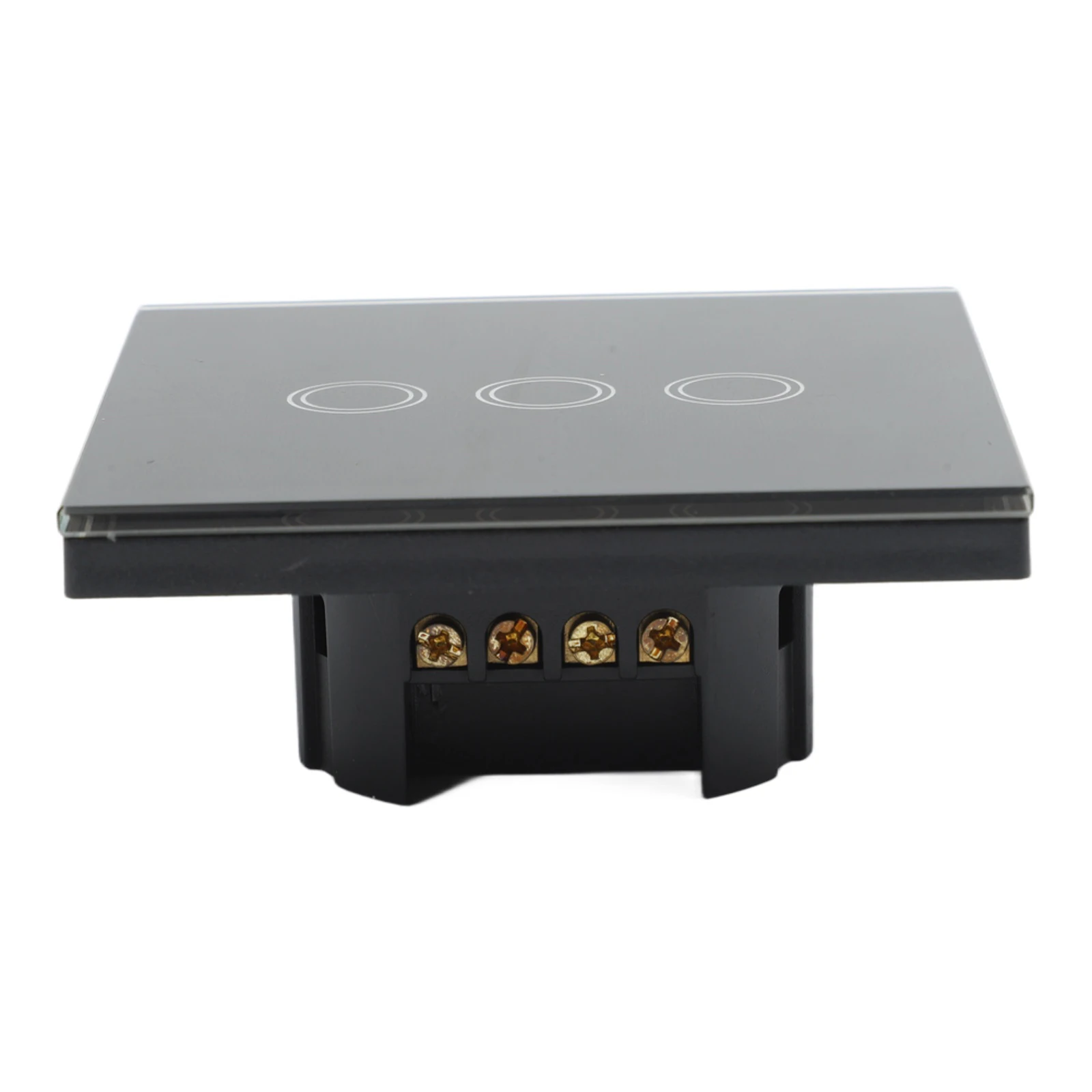 Innovative Touch Light Switch with Three Gangs for Enhanced Control of For LED and Incandescent Bulbs in Any Environment