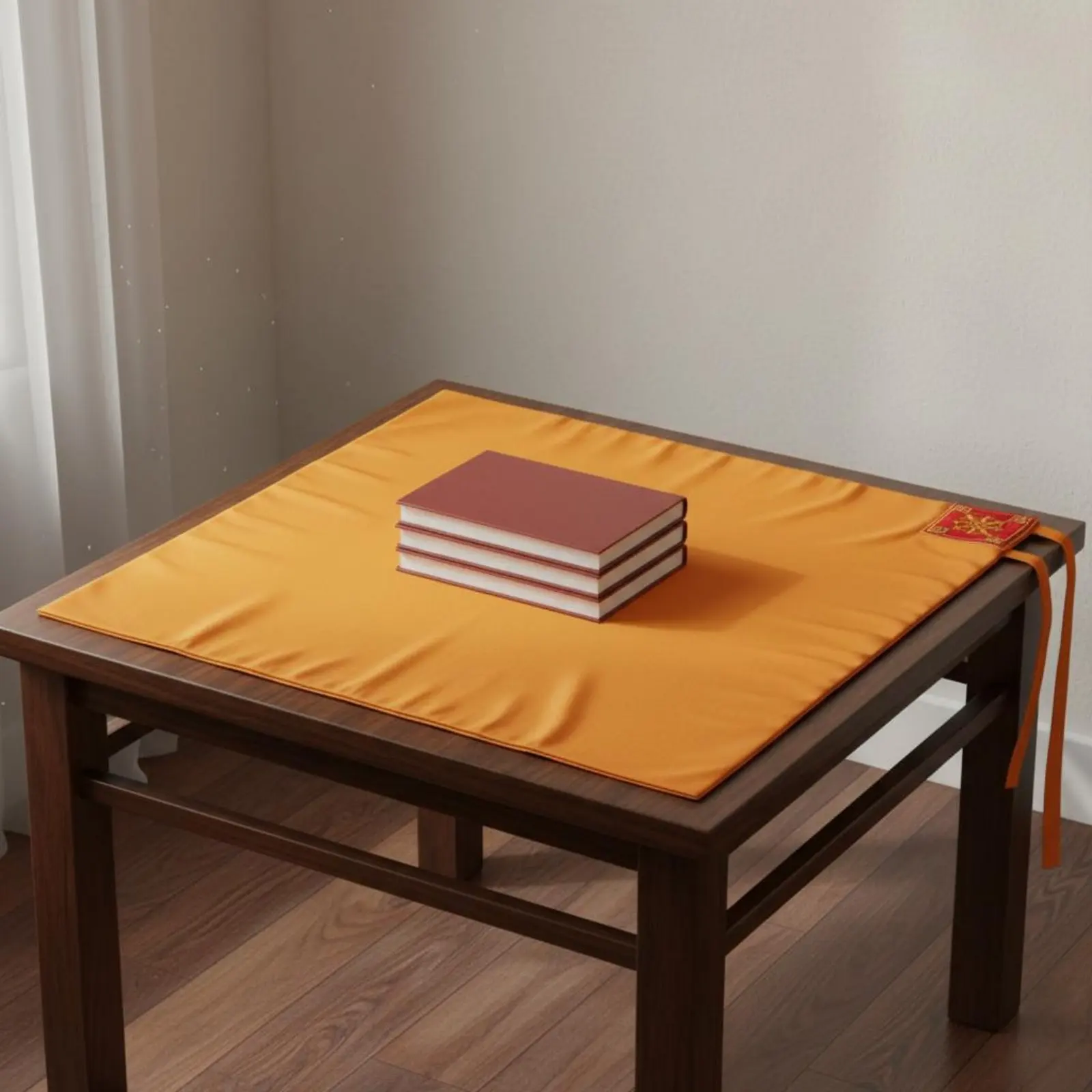 Tibetan Scripture Wrap Portable Embroidered Sutra Cover Buddhist Scripture Cloth Long-Lasting Religious Textile
