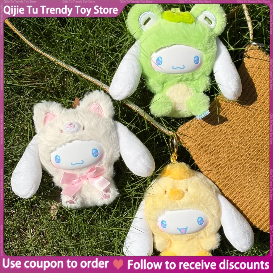 

Genuine Toptoy Cinnamoroll Animal Party Series Vinyl Plush Blind Box Dolls Figurines Trendy Toys Girls' Gifts Bag Pendants 10cm