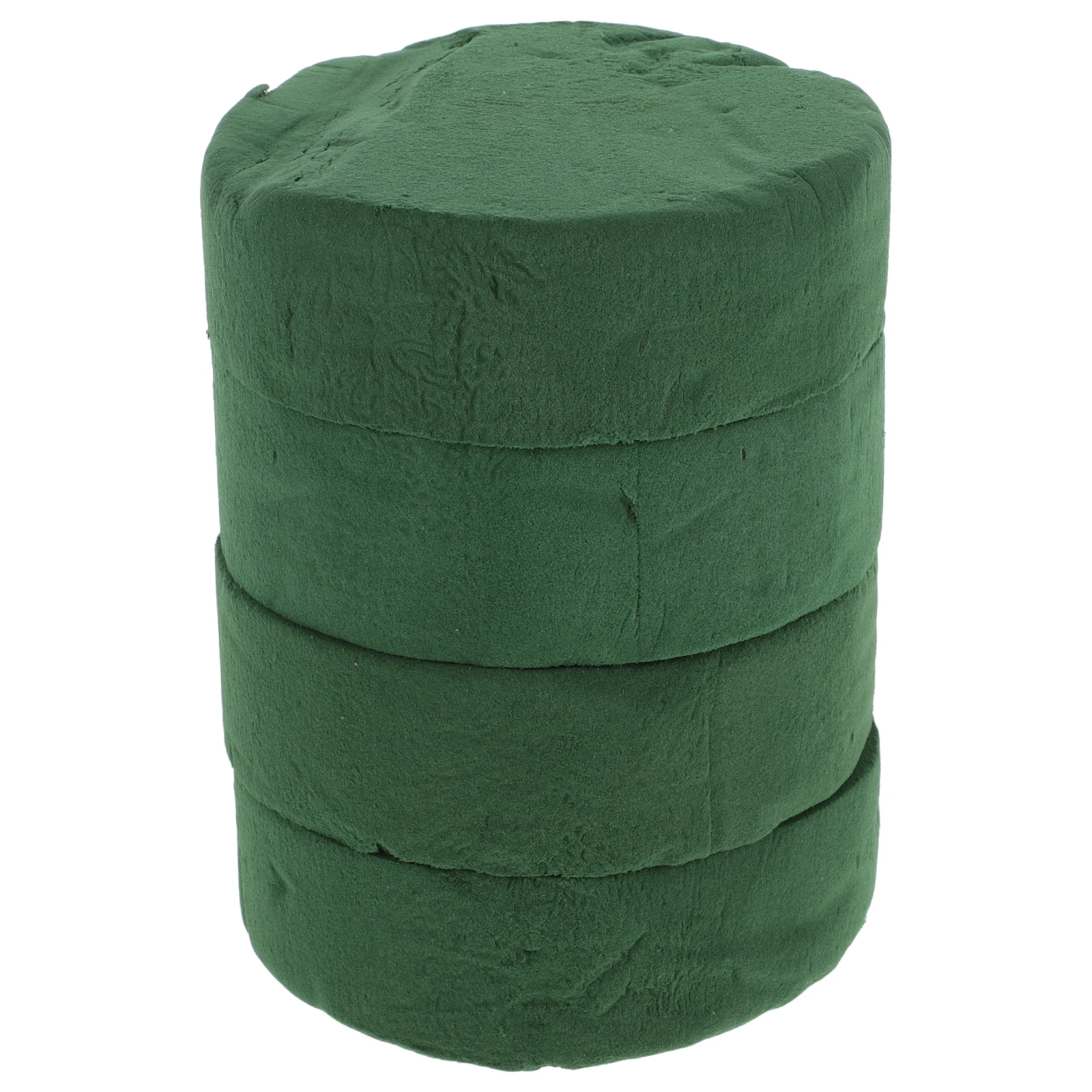 

4pcs Round Floral Foams Bricks Green Flower Clay Arrangement Mud Florist Supply Wedding Decor Plant Pot Accessories