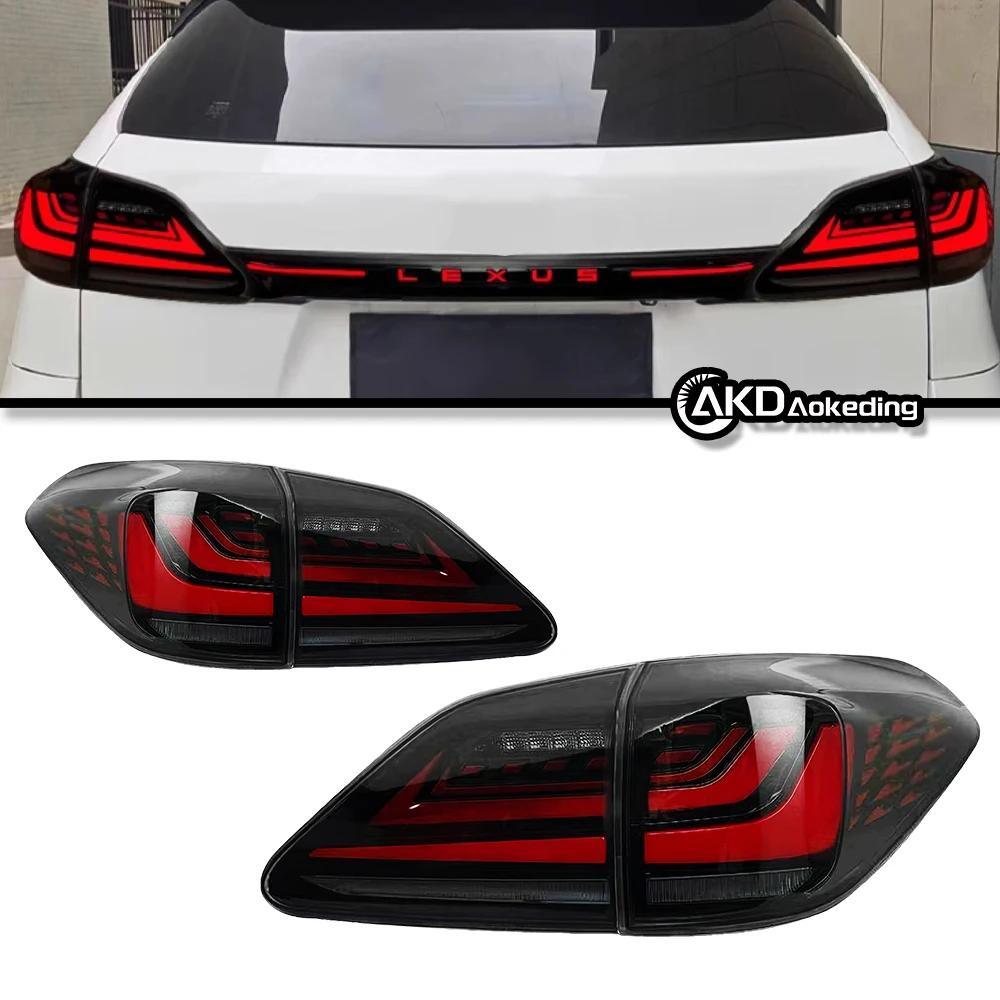 AKD Tail Lamp for Lexus RX RX300 LED Tail Light 2009-2015 RX270 RX350 Rear Fog Brake Turn Signal Automotive Accessories