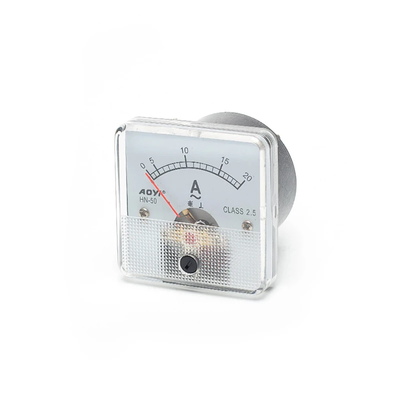 

10PCS AOYI HN- 50 50*50mm Mini Analog Panel Meter AC/DC Voltmeter Ammeter