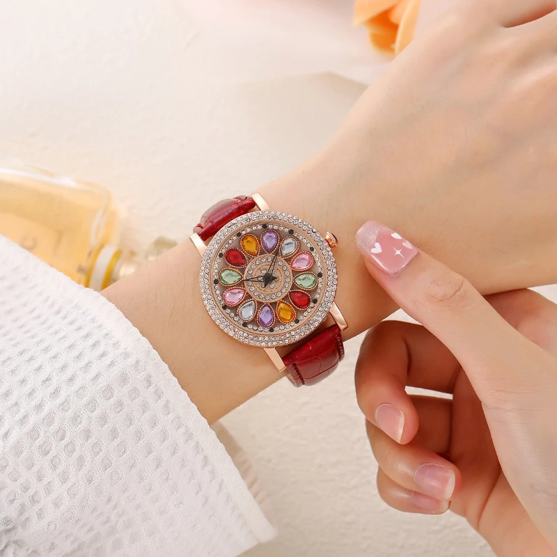 

Элегантные женские наручные часы класса люкс с бриллиантами Transit Colors Женские оригинальные женские часы Часы Женские Наручные