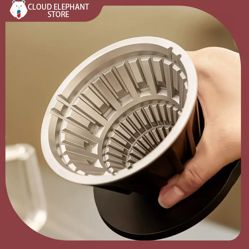 

Latest TIMEMORE Ice Pupil Filter Cup Stable High Flow Rate Espresso Dripper 3 Partitions No Blocked Filters Easy To Clean Tools