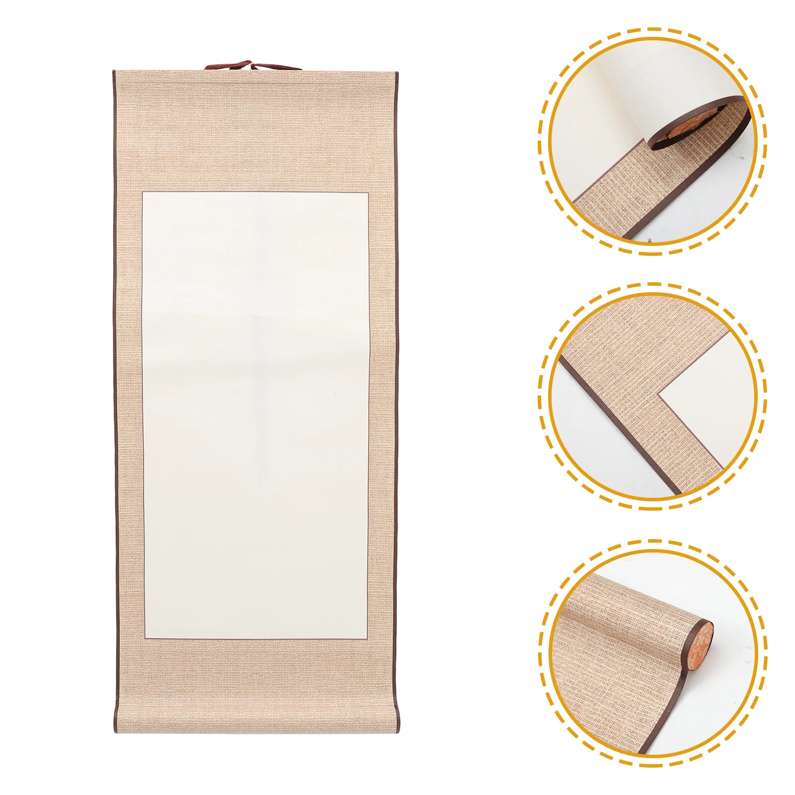 

2Pcs Blank Hanging Scroll Chinese Calligraphy Paper Rice Paper Scroll for Painting Writing Drawing Art Wall Decoration