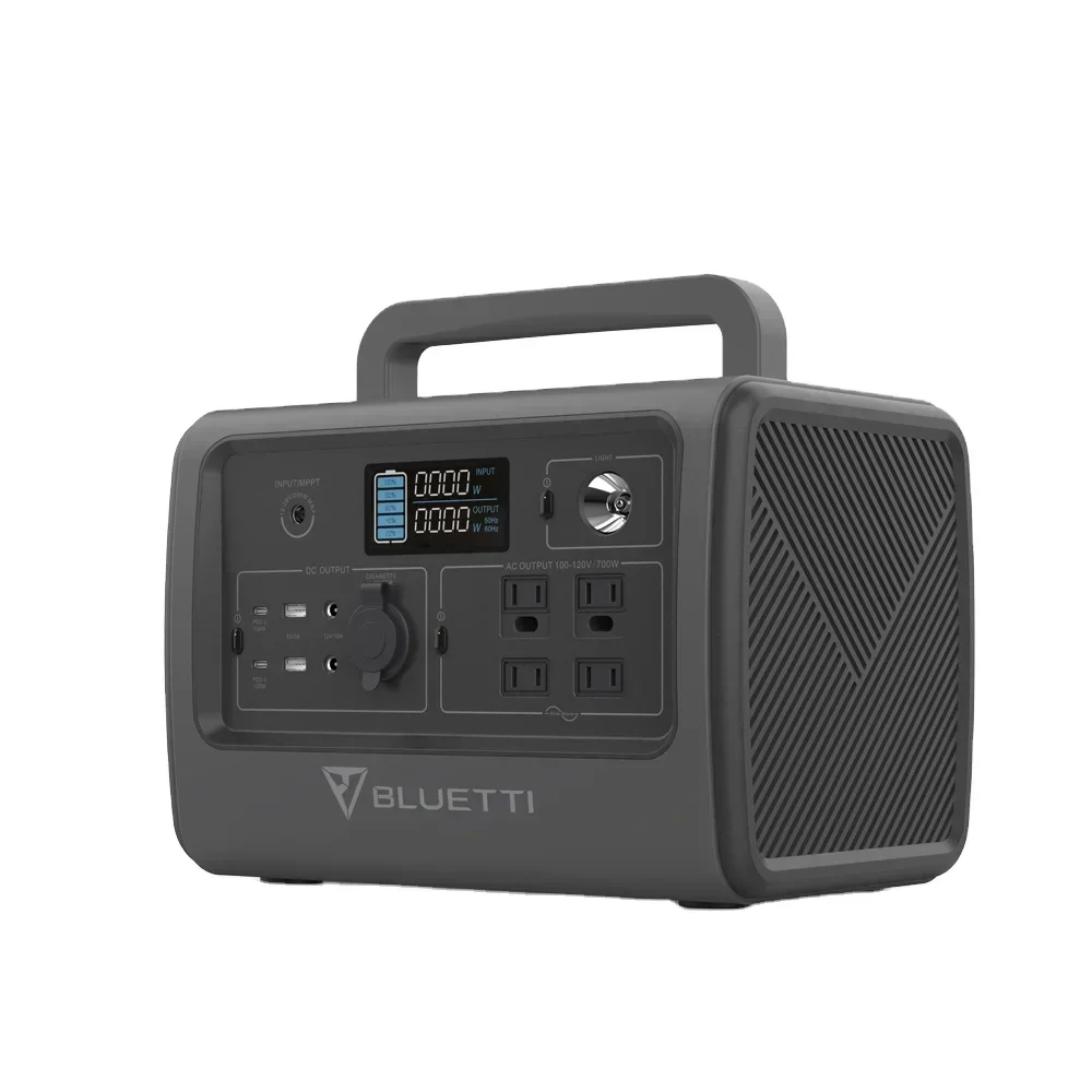 

800W 1000W Battery-Powered Portable Power Station Solar Generator For Appliances Camping Event Home Backup