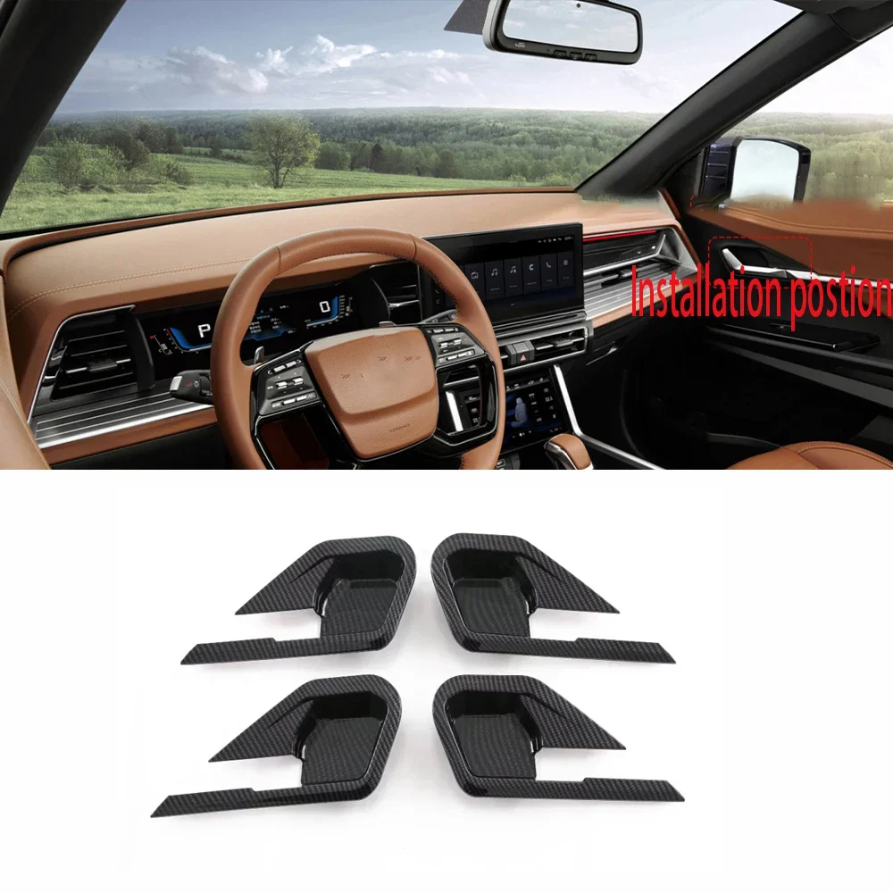 

Cutylin For Ssangyong Torres 2022 2023 2024 Interior Window Switch Panel Rear Air Condition Cover Trim Inner Door Bowl Frame