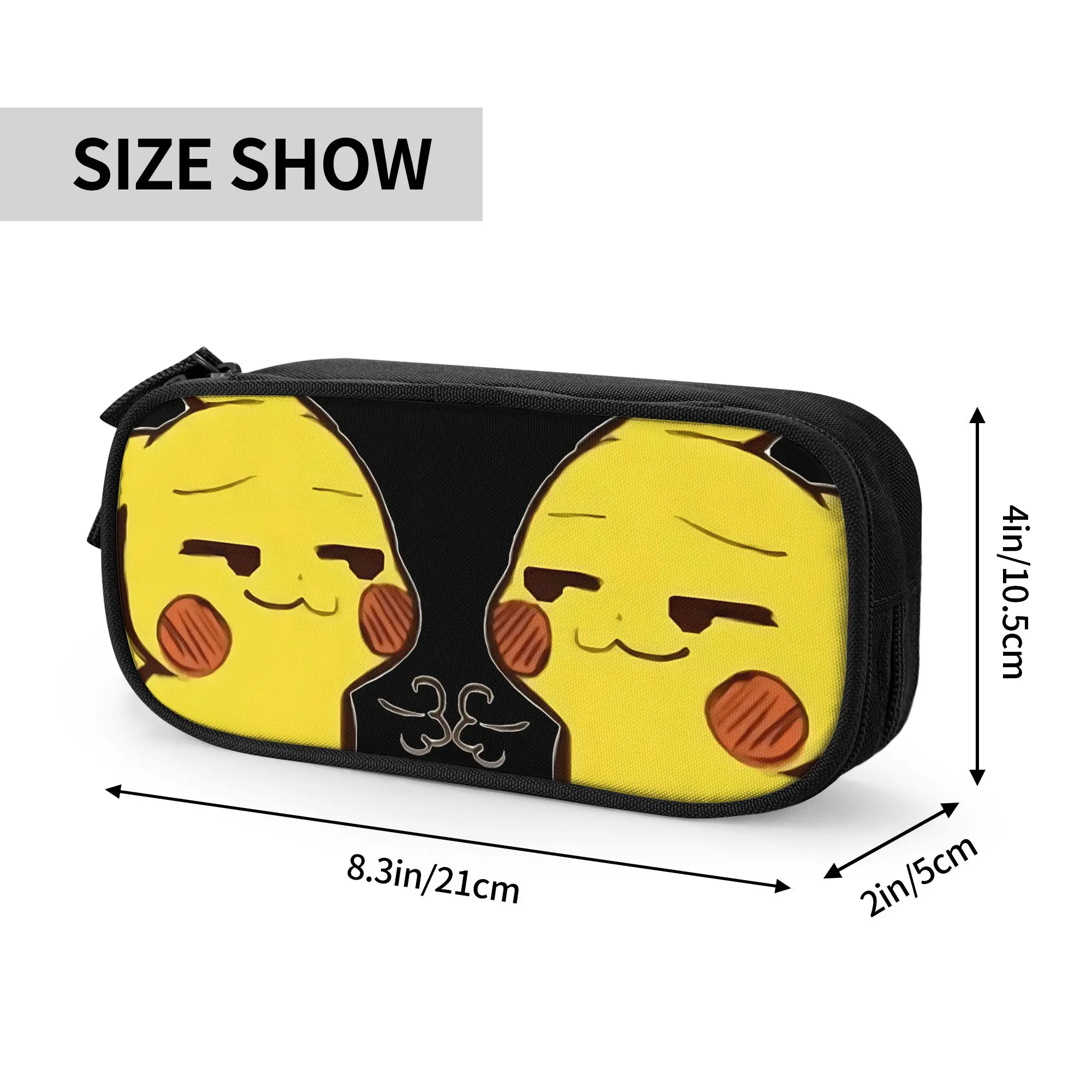 Custom Pokemon Pikachu meme Large Capacity Bags for Child  Handheld Study Bag for Boys Gilrs Kids