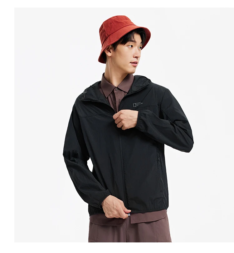 Semir Mens UV Jacket 2026 Hooded Cool Feeling Tops Couple Style Regular Shoulder Casual Fashion Soft Daily Wear