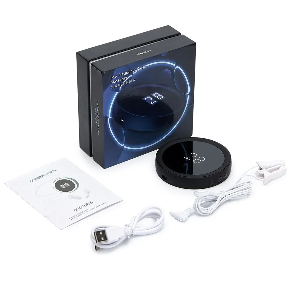 Portable CES Ear Clip Sleep Device, Rechargeable Microcurrent Therapy for Anxiety, Improve Sleep Fast Anywhere