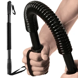 Power Twister Spring Resistance Bar allenamento della forza braccio petto addome esercizio muscolare Bodybuilding Home Gym Workout Equipment