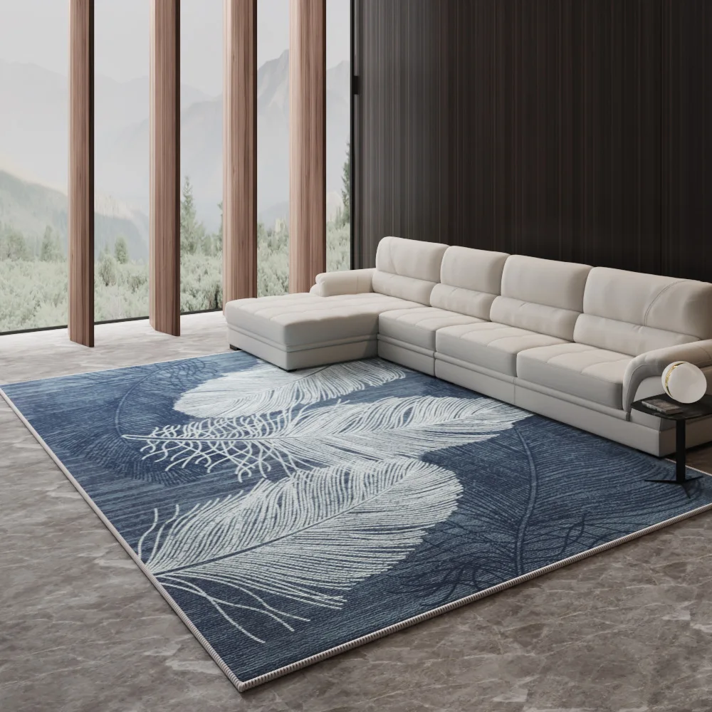 VIKAMA Nordic Minimalist Living Room Carpet Sofa Coffee Table Large Area Rug Bedroom Office Carpet Home Decoration