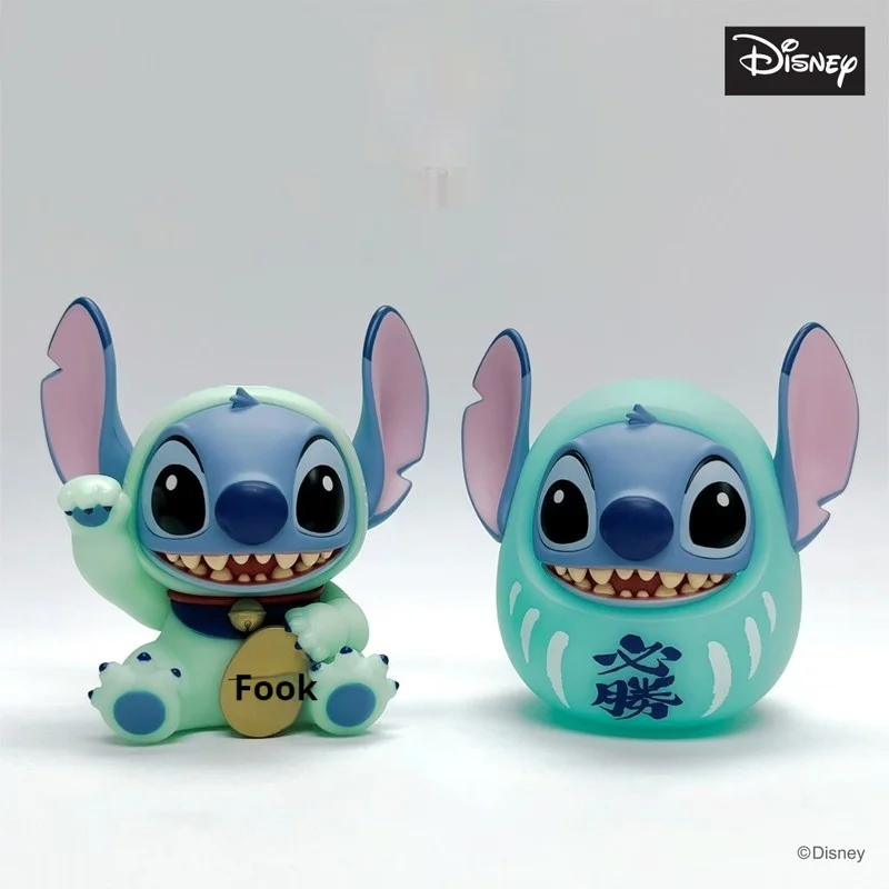 Disney Anime Figuren Stitch Lucky Blind Box Desktop Decoratief Beeldje Een heerlijke en veelbelovende beeldje Blind Box Speelgoed Cadeau