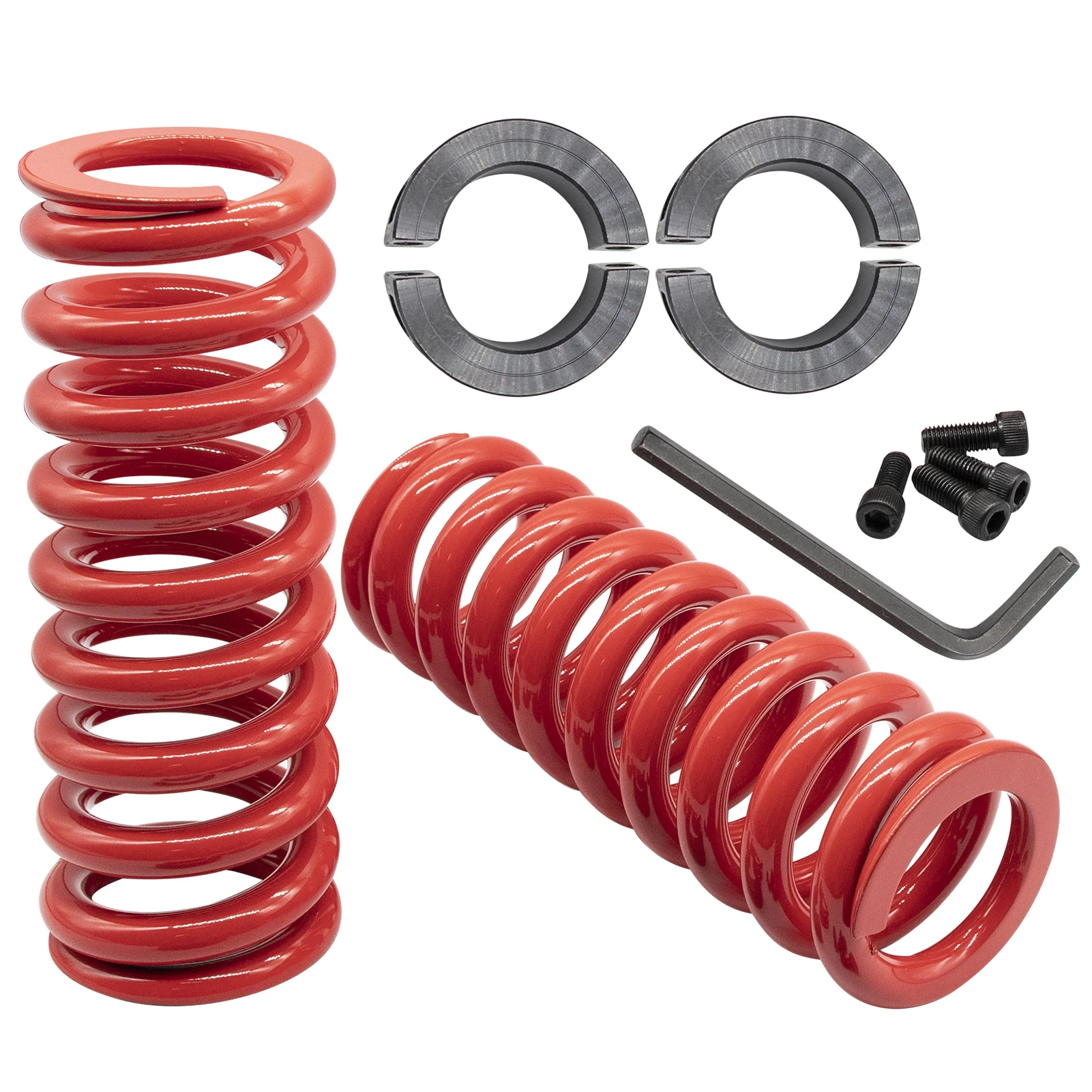 

Golf Cart Heavy Duty Rear Shock Coil Spring Kit(Red)For Yamaha Gas and Electric G14, G16, G19, G20, G22, G29 Drive