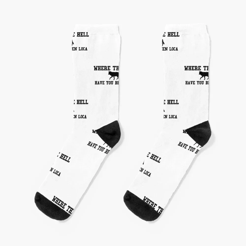 Where The Hell Have You Been Loca Twilight Socks valentine gift ideas essential heated Socks Woman Men's