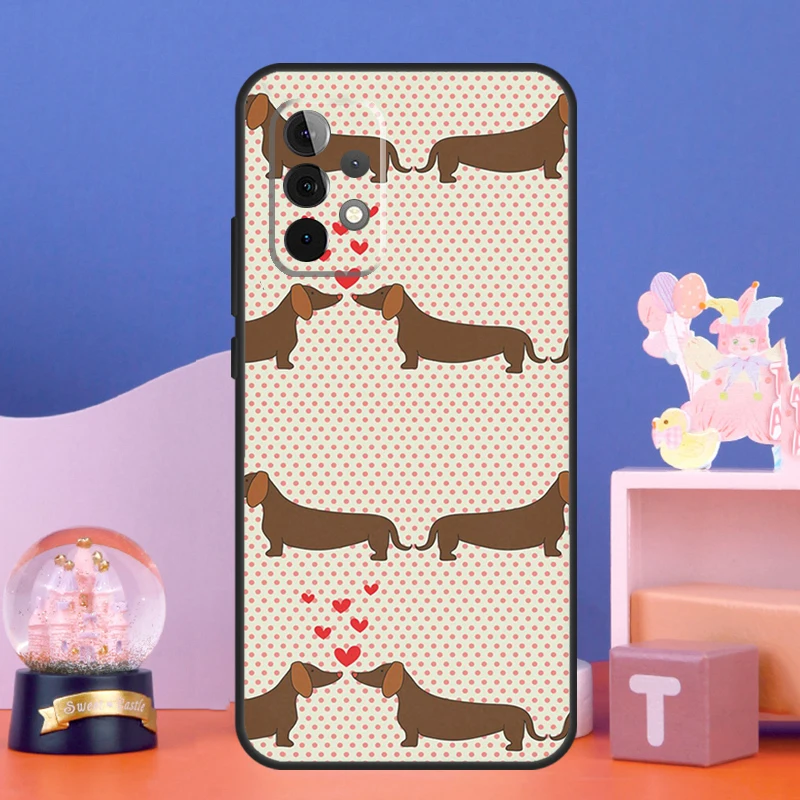 Dachshund Sausage Dog Funda For Samsung Galaxy A13 A23 A33 A53 A52 A32 A22 A12 A51 A71 A15 A25 A14 A34 A54 Case
