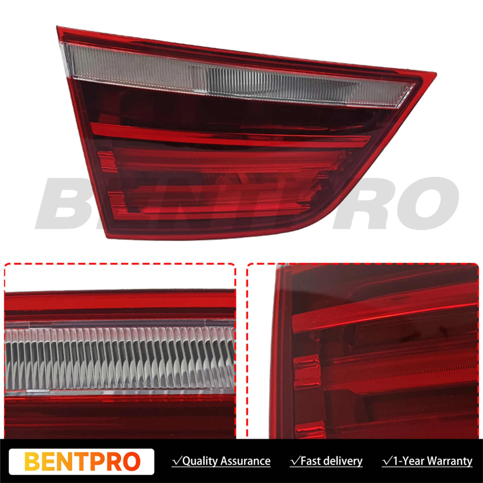 

Fits For BMW X3 F25 Rear Light Left 11-17 LED Inner Red Lamp Near Side 63177224643