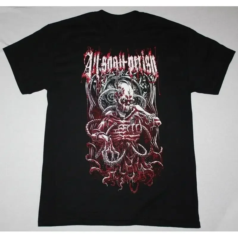 Vtg All Shall Perish Band Black Size T Shirt For Men Bl4