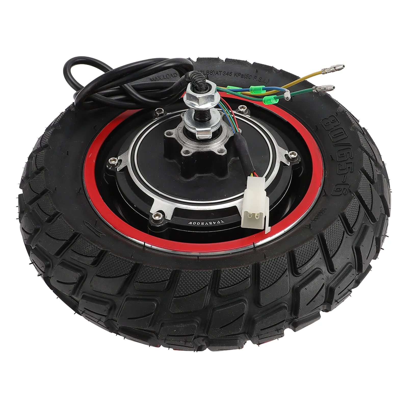 Silnik elektryczny do hulajnogi, tylna kółka z metalowo-gumowym wałem, silnik napędowy tylnego koła hulajnogi, cichy, łatwy montaż, 48V 800W do modernizacji