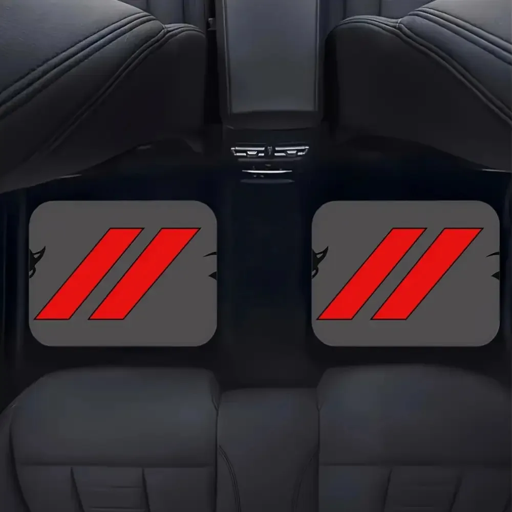 For Srt Devil Joint 4pcs Car Floor Mat Set(Easy To Clean Non-slip Material, Ideal Holiday Gift For Family And Friends)